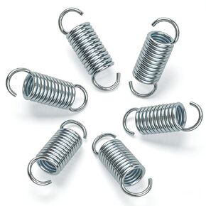 9617 Extension Spring, Small Spring, Dimensions 2.64 inches × 0.75 inches × 0.6 inches, Constructed from Durable Spring Steel, Single-Loop Open Design, Robust and Long-Lasting Construction, 6-Pack in Kuwait
