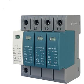 40KA House Surge Protective Device, 3+NPE Whole Home Protector, SPD Arrester(3 NPE 385V) in Saudi Arabia