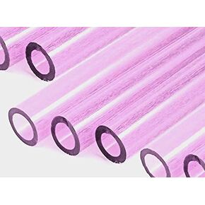 COE 33 Boro Tubing, 7 Tr Pink 16mm, Borosilicate 12" Tubes in Kuwait