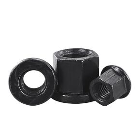 10.9 Grade Carbon Steel Heavy-Duty Hexagonal Flange Nut with Integrated Anti Loosening Washer, Used for Locking High-Pressure and Heavy-Duty Equipment M8-M36(M12 (3pc)) in Kuwait