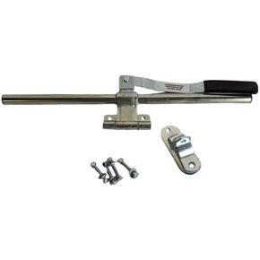 Trailer Cam Lock Latch Assembly 24" Cam Lock 1 Pair for Cargo, Enclosed, Horse and Utility Trailers Single Hinged Plated Steel. Made in USA (1) in Kuwait