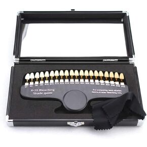 Teeth Shade Guide Professional D R-20 Tooth Whitening Shade Chart with 20 Colors in Kuwait