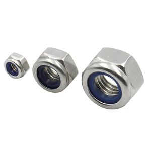 Lock Nut M2 M2.5 M3 M4 M5 M6 M8 M10 M12 M14 M16 M18 M20 M22 DIN985 304 Stainless Steel Insert Hex(M6 (20pcs)) in Kuwait
