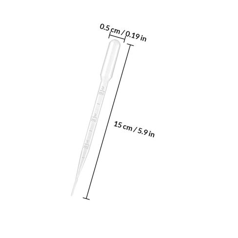 205pcs Disposable 3ml Plastic Graduated Pipette Droppers with 5 Small Funnels, 150mm Length Transfer Pipettes for Laboratory, Essential Oils, and Liquid Handling in Saudi Arabia