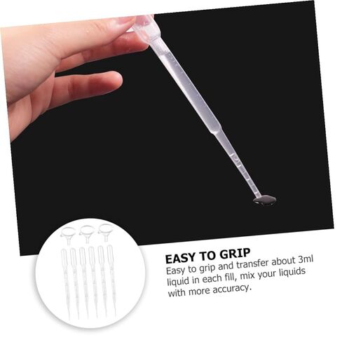 205pcs Disposable 3ml Plastic Graduated Pipette Droppers with 5 Small Funnels, 150mm Length Transfer Pipettes for Laboratory, Essential Oils, and Liquid Handling in Saudi Arabia