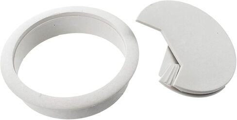 Desk Grommet,10 Pcs Home Office Desk Table Computer 60mm Cable Cord Hole,Gray, in Saudi Arabia