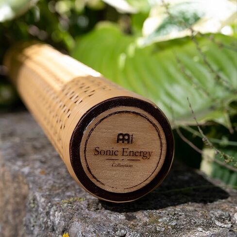 Meinl Sonic Energy Rainstick with Rattan Wrap — Waterfall and Rain Sound Effects for Meditation, Yoga, Sound Baths, Music in Saudi Arabia