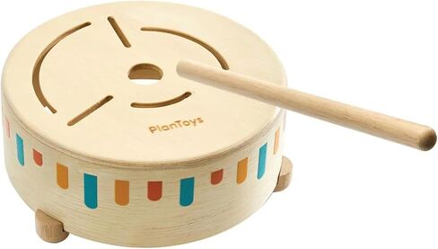 PlanToys Wooden Banjo Musical Toy Stringed Instrument (6411) | Sustainably Made from Rubberwood and Non-Toxic Paints and Dyes in Kuwait