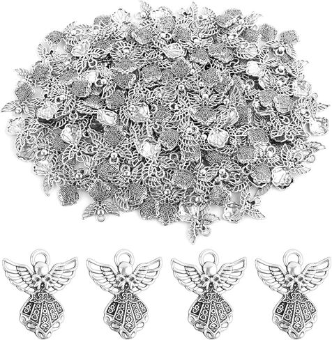 RP Remarkable Power, 200 Pack Angel Charms Pendants for DIY Jewelry Making in Kuwait