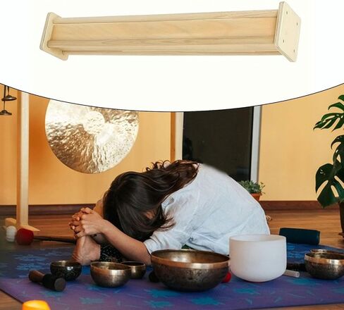 Rain Pole Rainmaker Rain Sound Simulator Wooden Percussion Instrument Unique Square Shape Delivers Immersive Experience Suitable for Meditation Yoga S, No Bag in Saudi Arabia
