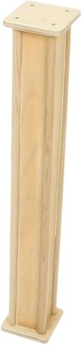 Rain Pole Rainmaker Rain Sound Simulator Wooden Percussion Instrument Unique Square Shape Delivers Immersive Experience Suitable for Meditation Yoga S, No Bag in Saudi Arabia
