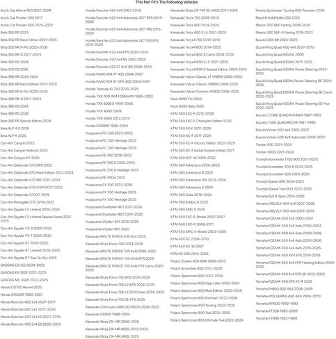 TUSK Flexible Cylinder Hone 84-89mm for Tracker 500S 2021-2022 in Kuwait