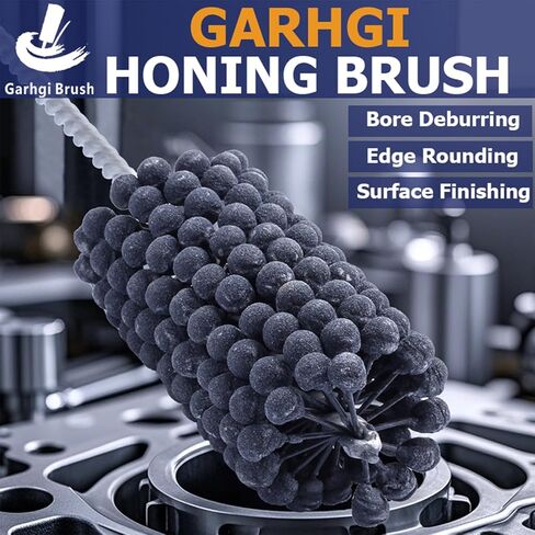 Garhgi 3.78" (96mm) Cylinder Honing Brush with 320 Grit Silicon Carbide Abrasive Balls, for Smoothing Polishing Automotive Motorcycle Engine Block Brake Cylinder Tubing, Suggest for 3.501"-3.75" Bores in Saudi Arabia