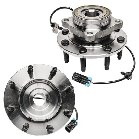 Detroit Axle - Front Wheel Bearing Hubs for Chevy Impala Venture Uplander Monte Carlo Pontiac Grand Prix Buick Lacrosse Terraza Regal Century Allure, 2 Wheel Bearing & Hubs Assembly Set Replacement in Saudi Arabia