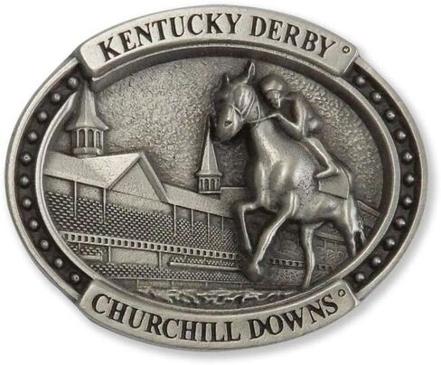 Kentucky Derby Churchill Downs Horse & Jockey Pewter Magnet in Saudi Arabia