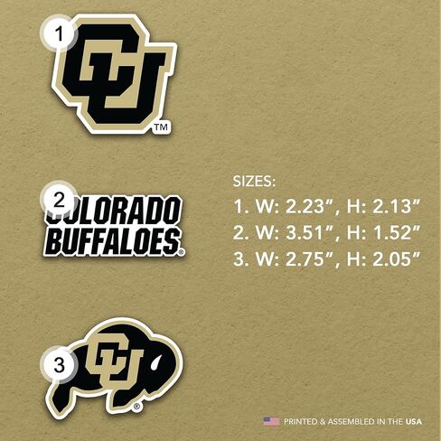 Desert Cactus University of Colorado Acrylic Magnet 3 Pack CU Buffaloes Decorative Design Officially Licensed (Magnet Set A) in Saudi Arabia