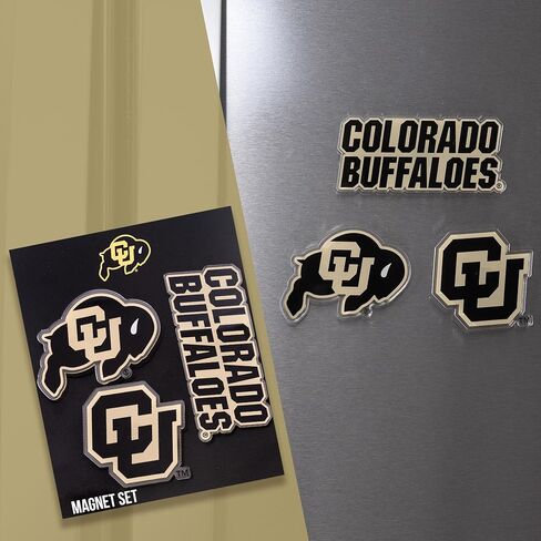 Desert Cactus University of Colorado Acrylic Magnet 3 Pack CU Buffaloes Decorative Design Officially Licensed (Magnet Set A) in Saudi Arabia