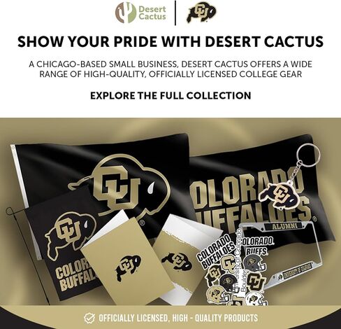 Desert Cactus University of Colorado Acrylic Magnet 3 Pack CU Buffaloes Decorative Design Officially Licensed (Magnet Set A) in Saudi Arabia