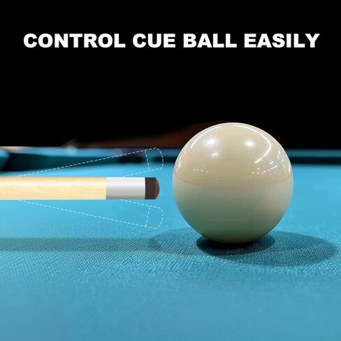 HomeSeason Pool Cues 58 بوصة عصا حمام السباحة، عصا البلياردو بار حمام السباحة مع طرف جلدي من الألياف 12.7 مم للمبتدئين والترفيه التجاري والمنزلي in Kuwait