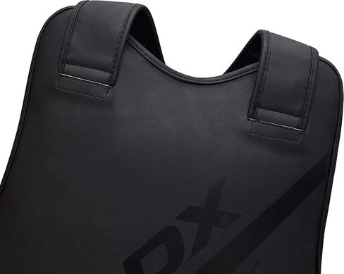 RDX Chest Guard for Boxing, MMA Training -Convex Skin Leather Body Protector for Muay Thai, Martial Arts, Sparring Rib Shield Armour for Kickboxing, Taekwondo & BJJ in Saudi Arabia