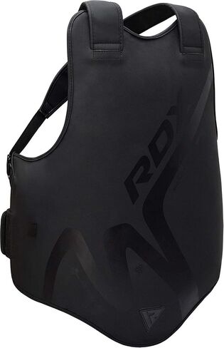 RDX Chest Guard for Boxing, MMA Training -Convex Skin Leather Body Protector for Muay Thai, Martial Arts, Sparring Rib Shield Armour for Kickboxing, Taekwondo & BJJ in Saudi Arabia
