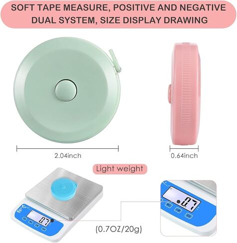 24 | 36 | 48 | 60 | 72 | 96 | 120 Pack 12 Colors Soft Retractable Measuring 12 Colors Tape Double-Scale 60-Inch/150cm for Body Sewing Tailor Cloth Craft Supplies Knitting Projects in Kuwait