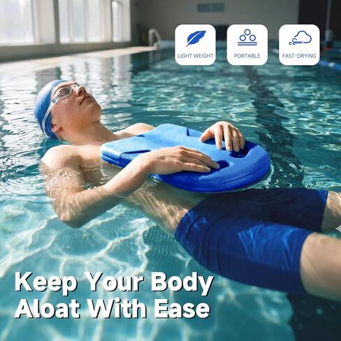 Swimming Kickboard - Adult/Kids Swim Kick Board Training Equipment, Large Size Lightweight and High EPP Foam Material Pool Exercise Kickboards, Great Swim Training Aid for Beginners in Kuwait