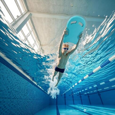 Swimming Kickboard - Adult/Kids Swim Kick Board Training Equipment, Large Size Lightweight and High EPP Foam Material Pool Exercise Kickboards, Great Swim Training Aid for Beginners in Kuwait