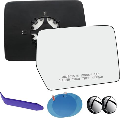 EAP Passenger Side Mirror Glass Compatible with Ford F150 2004-2014, Lincoln Mark LT 2006-2010, Non-Heated BL3Z17K707A 4L3Z17K707AB in Saudi Arabia