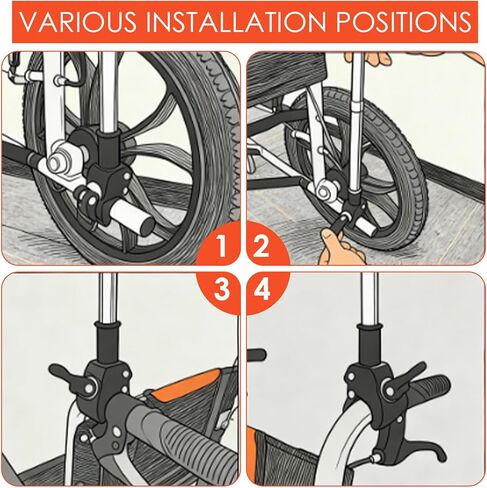 2 Set Bike Safety Flag with Pole, 8.7x17 Inch Bike Flags with Pole for Safety, Stainless Steel, Reflective Safetys Flag with Reflective Strip and Retractable 5 Feet Flagpole for Bicycles, Wheelchairs in Saudi Arabia