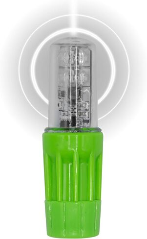 Checkers Heavy Duty Flashing Amber Warning Whip Safety Flag LED Light - Industrial Safety Flags for Trucks, Mining, Construction - Made in the USA - WLFS.4LED.AF in Kuwait