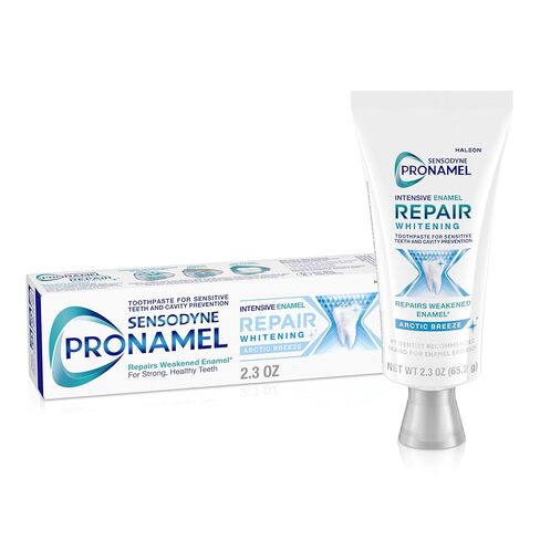 Sensodyne Pronamel Intensive Enamel Repair Toothpaste for Sensitive Teeth and Cavity Protection, Whitening Toothpaste to Strengthen Enamel, Arctic Breeze - 2.3 Ounces in Kuwait