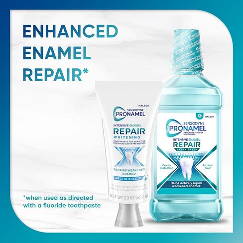 Sensodyne Pronamel Intensive Enamel Repair Toothpaste for Sensitive Teeth and Cavity Protection, Whitening Toothpaste to Strengthen Enamel, Arctic Breeze - 2.3 Ounces in Kuwait