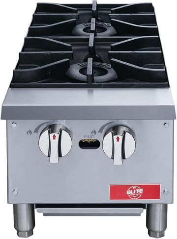 Commercial 12" 2 Burner Hotplate ETL CCHPA12 in Kuwait