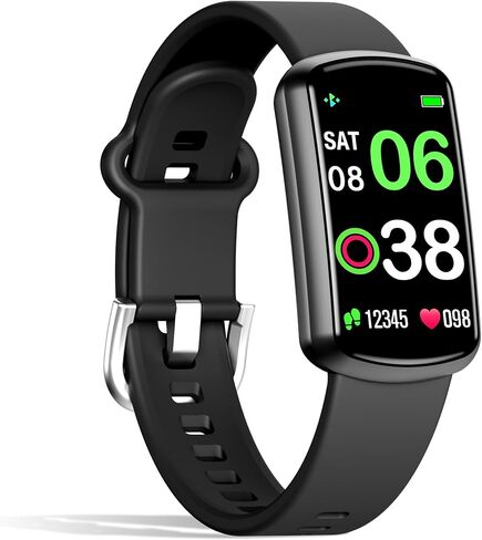 Health Fitness Tracker, Smart Watch with 24/7 Heart Rate, Activity Tracker with Blood Pressure and Blood Oxy-gen Monitor, 120 Sport Mode Waterproof Sleep Tracker for Women Men in Saudi Arabia