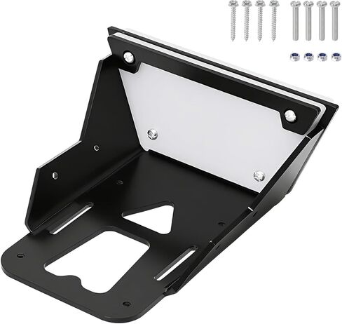Universal Transom Trolling Motor Mount for Kayak, 5mm Thick Heavy Duty Alloy Steel Transom Motor Mount, Freshwater & Saltwater Transom Motor Bracket for 3HP Thrust, Fits Any Boat with A Flat Stern in Saudi Arabia