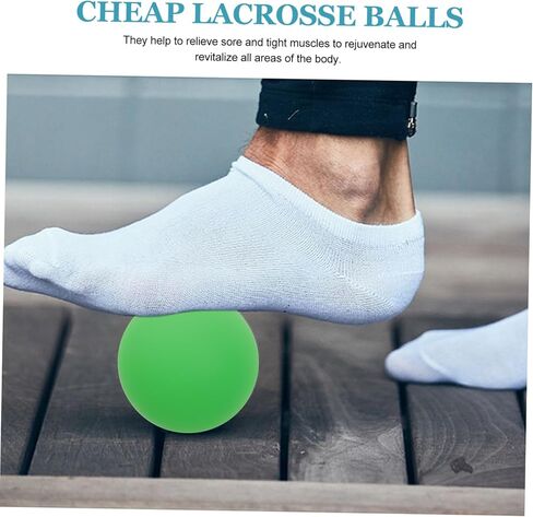 Fitbity Sports Lacrosse Balls - 4 Silicone Lacrosse Balls for Fitness, Massage, Yoga, Trigger Points in Saudi Arabia