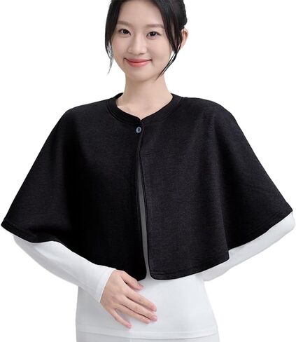 Wheelchair Care Shawl, Warm Shoulder Cape Blanket, Bedridden Patient Shoulder Warm Cloak, Elderly Easy-Dress Cape in Kuwait