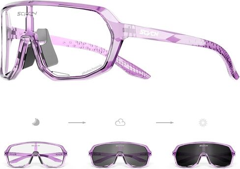 SCVCN Cycling Glasses Men Women Sports Sunglasses UV400 Protection for Cycling Running mtb S63 in Kuwait