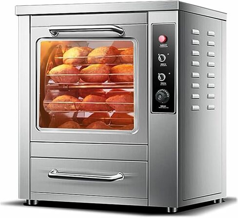 آلة البطاطس الحلوة المحمصة التجارية الأوتوماتيكية، فرن كهربائي للشارع، فرن بطاطس الذرة، سطح المكتب العمودي، آلة البطاطس الحلوة in Kuwait