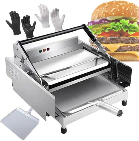 Automatic Grilled Hamburger Bread Machine, Non-Stick Pan Heat-Up Machine Vertical Bread Oven with Timer & Thermostat, 0.8KW Double-Layer Baking in Saudi Arabia