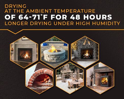 FireCast Castable Refractory Cement Mix Nano 3110 Degree Fahrenheit 19 Lbs High Temperature Heat Resistant Fireproof Mortar Build Repair Pizza Oven Fire Places Forge Kiln Stove in Kuwait