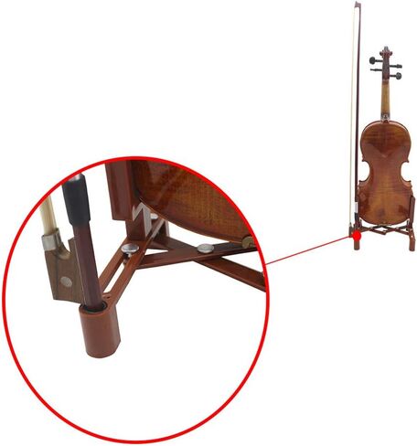 Lightweight Foldable Extended Violin Stand Bow Stand for Violin Storage and Display Home Music Practice Group Lessons and Stage Performances in Saudi Arabia