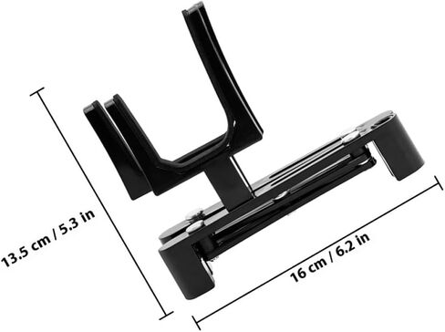 Alipis Foldable Black Violin Stand Portable Fiddle Floor Rack Professional Violin Holder for Orchestral and Stage Use in Saudi Arabia