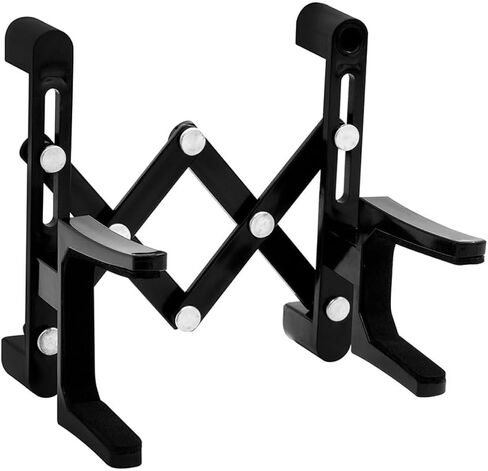 Alipis Foldable Black Violin Stand Portable Fiddle Floor Rack Professional Violin Holder for Orchestral and Stage Use in Saudi Arabia