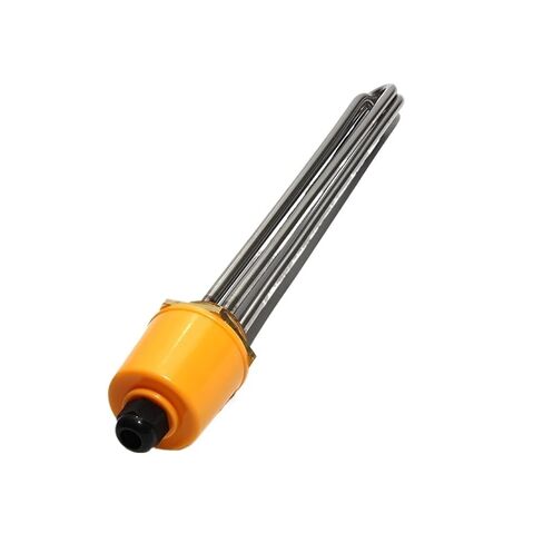 High Power DN40 Copper Thread Water Heater Element 220V 3-12KW - Industrial Heater with 201 Stainless Steel Tube(220V 3KW 195mmL) in Saudi Arabia