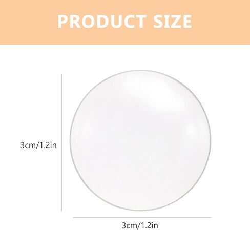 30Mm Double Convex Optical Glass Lens 1.18 Inch Diameter 50Mm Focal Length for Scientific Labs and Physics Education in Kuwait