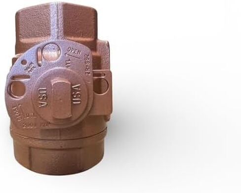 صمام كروي عائم ملولب، حديد مطاوع، 2000 رطل لكل بوصة مربعة، وصلة نهاية ملولبة، صنع في الولايات المتحدة الأمريكية (1 بوصة) in Kuwait