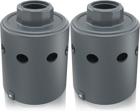 صمام تعويم لخزان المياه مصمم للتحكم في مستوى المياه، والتعبئة التلقائية والإغلاق، وصمام عائم لأحواض المياه من راتنج النايلون المتين لخزان الماشية، وحمام السباحة، وبركة الأسماك، وما إلى ذلك، رمادي قطعة واحدة in Kuwait