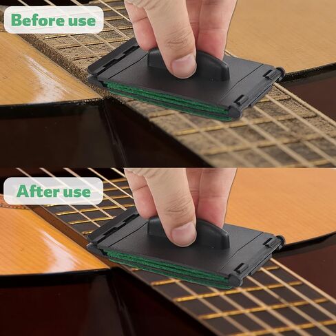 4pcs Guitar String Cleaner Scrubber, Guitar Fretboard & Fingerboard Cleaning Tool Reusable Bass Ukulele String Maintenance Accessories for Care & Cleaning in Saudi Arabia